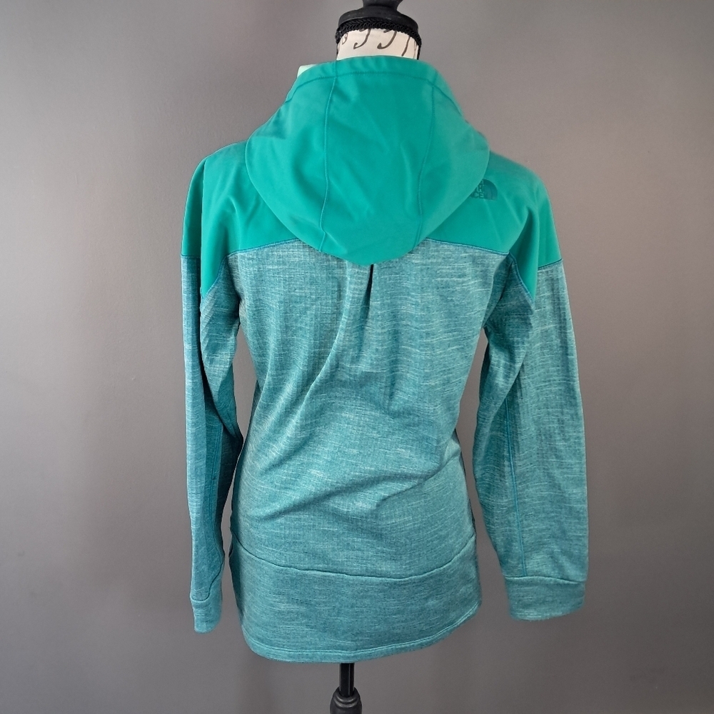 The North Face Women’s Mountain Athletics Teal Dynamix Hoodie Size Small - Picture 2 of 12